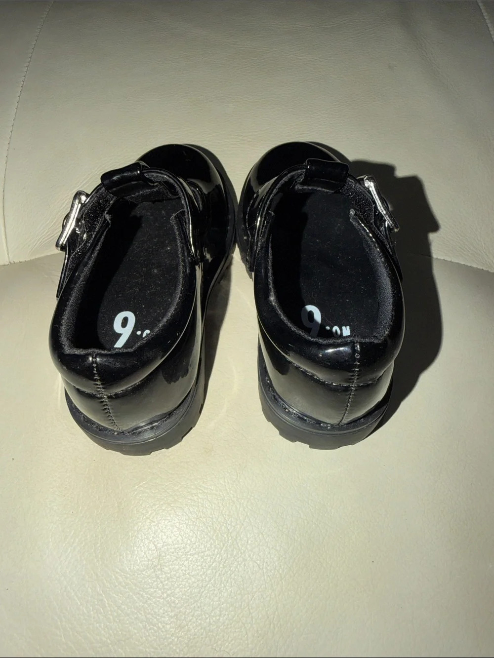 Mix No. 6 Black Patent T-Strap Mary Jane Kids Shoes